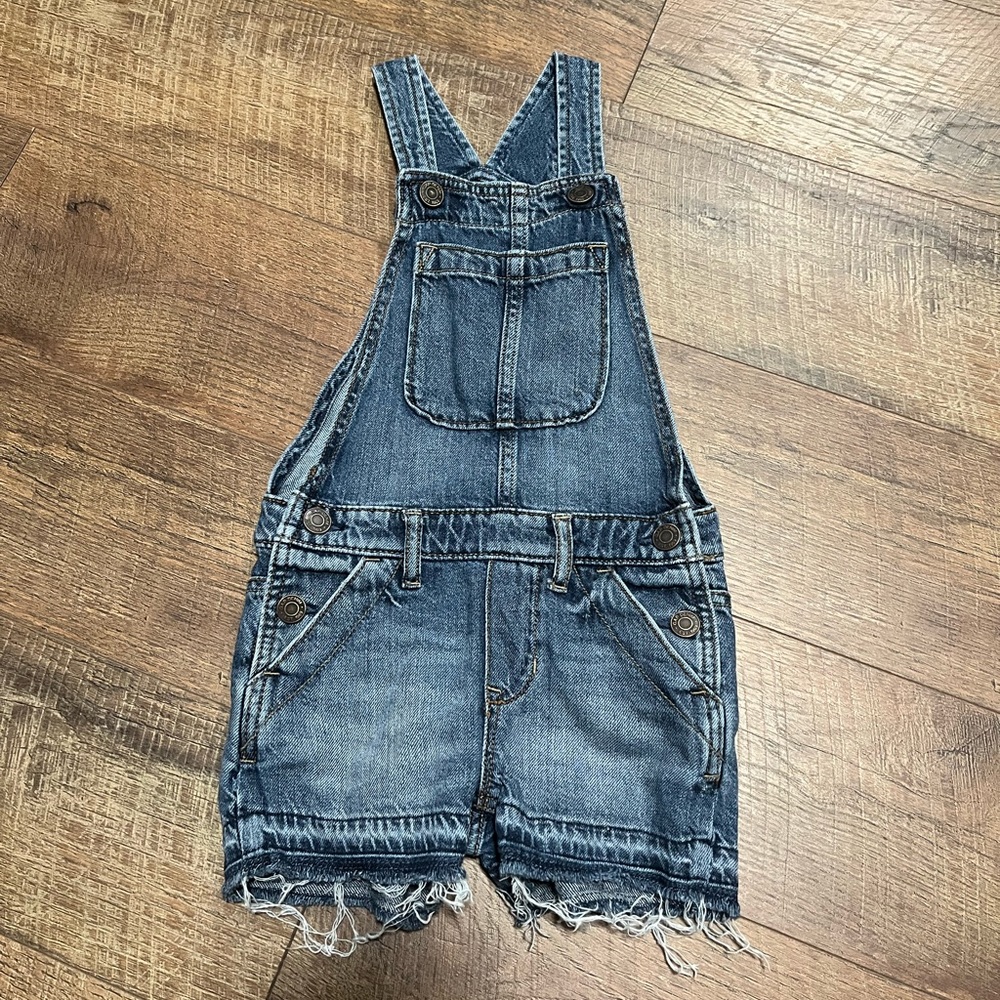 GAP kids denim overalls XS